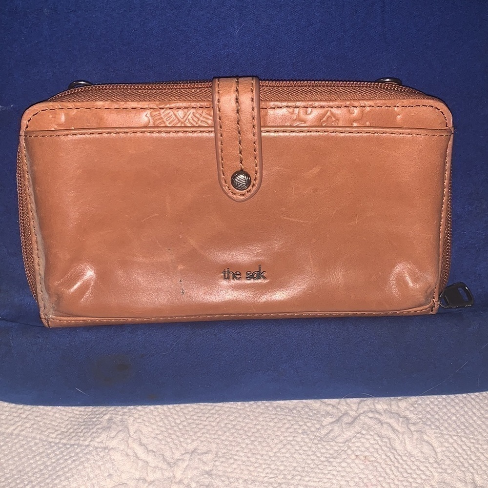 The SAk Irish, brown, smart phone, wallet